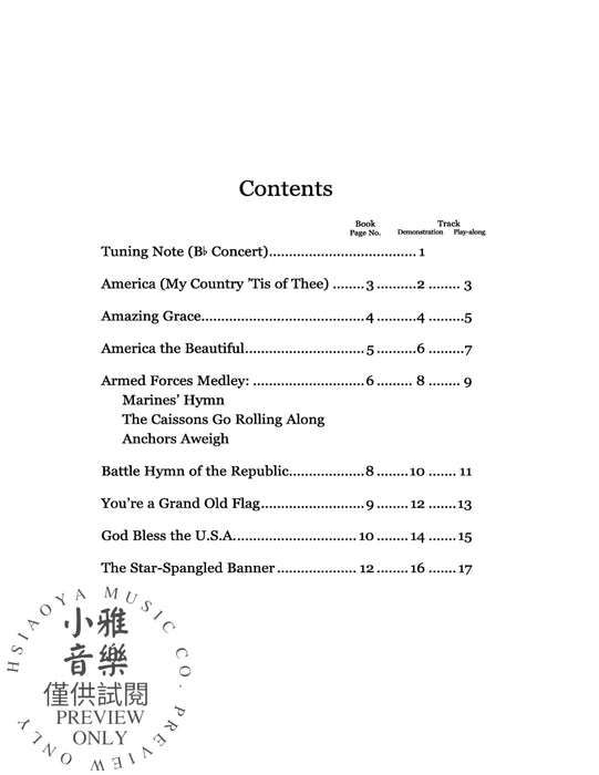 Patriotic Instrumental Solos 三重奏 獨奏 | 小雅音樂 Hsiaoya Music