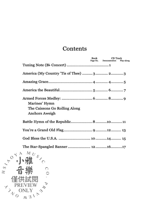 Patriotic Instrumental Solos 三重奏 獨奏 | 小雅音樂 Hsiaoya Music