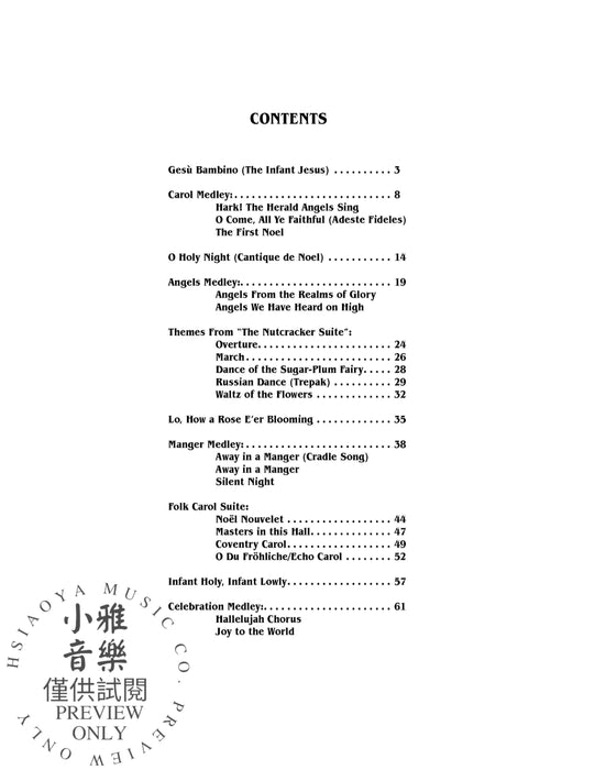 Christmas Instrumental Solos: Carols & Traditional Classics 獨奏 耶誕頌歌 | 小雅音樂 Hsiaoya Music