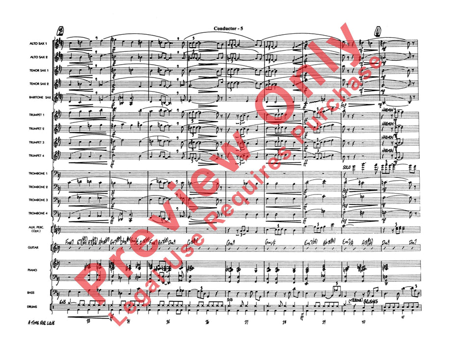 A Time for Love 總譜 | 小雅音樂 Hsiaoya Music