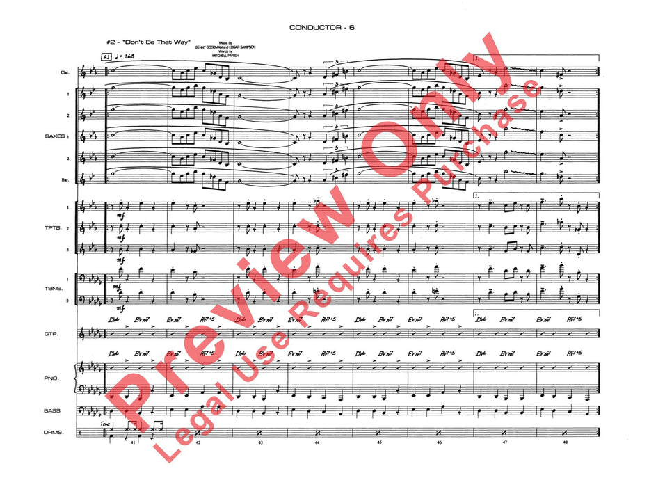 A Salute to Benny Goodman 總譜 | 小雅音樂 Hsiaoya Music