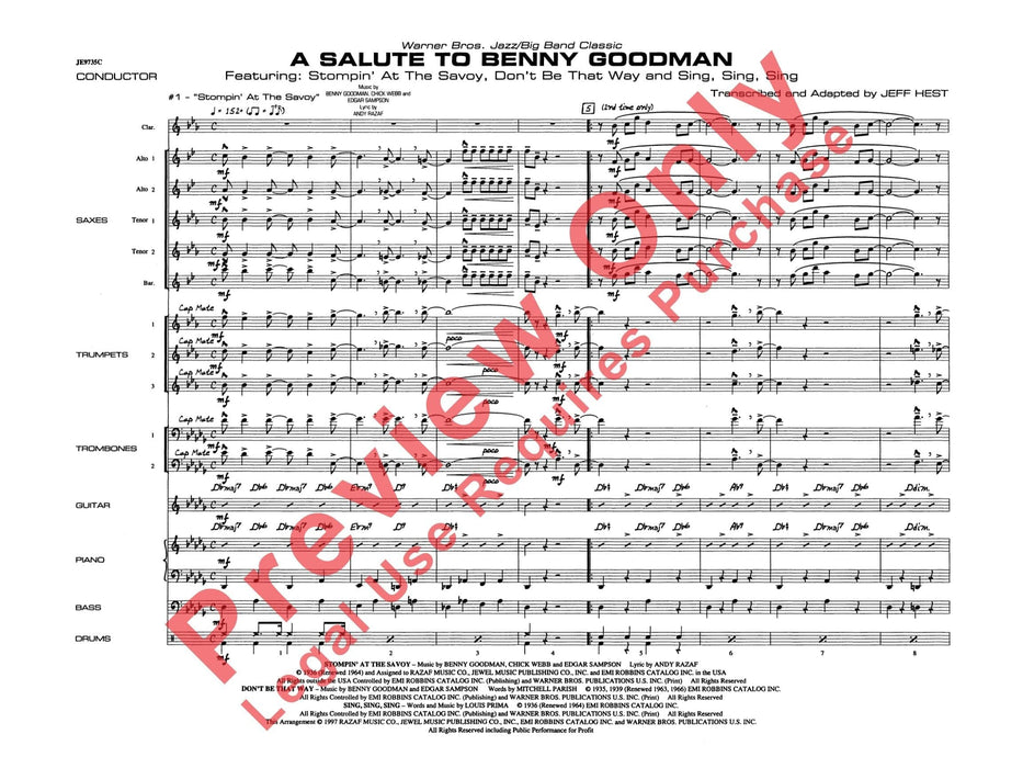 A Salute to Benny Goodman | 小雅音樂 Hsiaoya Music