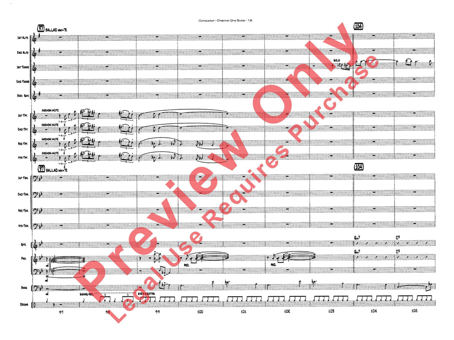 Channel One Suite 組曲 總譜 | 小雅音樂 Hsiaoya Music