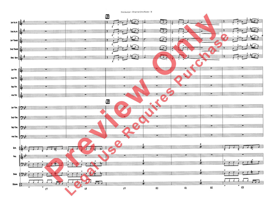 Channel One Suite 組曲 總譜 | 小雅音樂 Hsiaoya Music