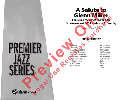 A Salute to Glenn Miller 總譜 | 小雅音樂 Hsiaoya Music