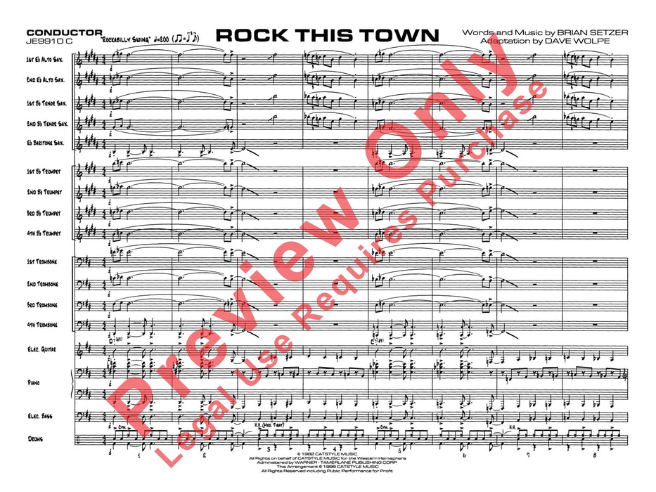 Rock This Town 總譜 | 小雅音樂 Hsiaoya Music