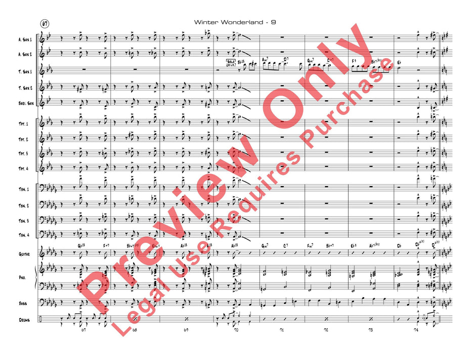 Winter Wonderland 總譜 | 小雅音樂 Hsiaoya Music