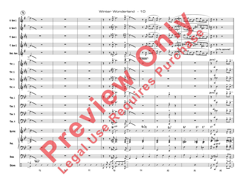 Winter Wonderland 總譜 | 小雅音樂 Hsiaoya Music