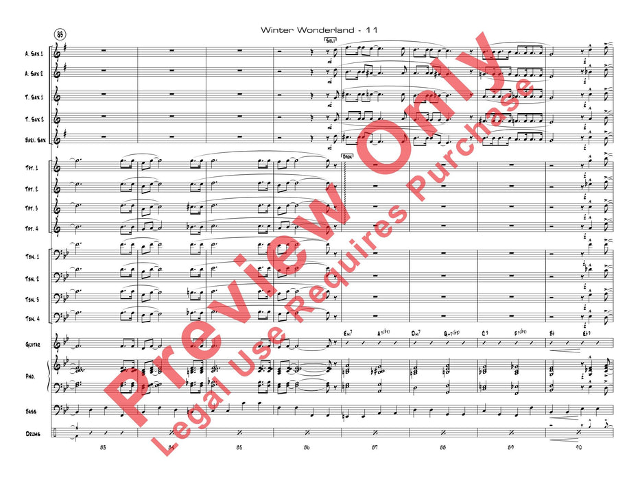 Winter Wonderland 總譜 | 小雅音樂 Hsiaoya Music