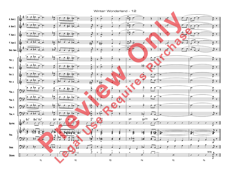 Winter Wonderland 總譜 | 小雅音樂 Hsiaoya Music