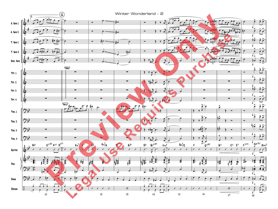 Winter Wonderland 總譜 | 小雅音樂 Hsiaoya Music