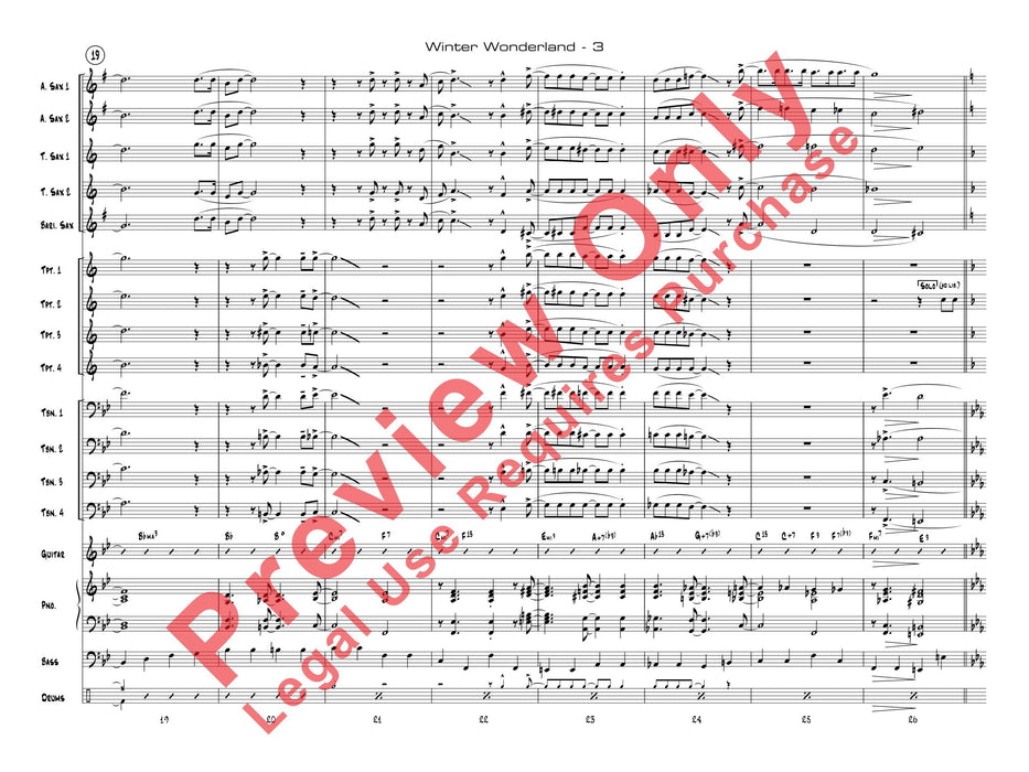 Winter Wonderland 總譜 | 小雅音樂 Hsiaoya Music