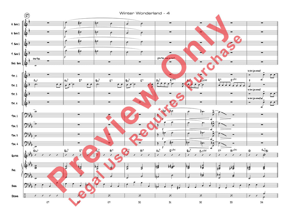 Winter Wonderland 總譜 | 小雅音樂 Hsiaoya Music