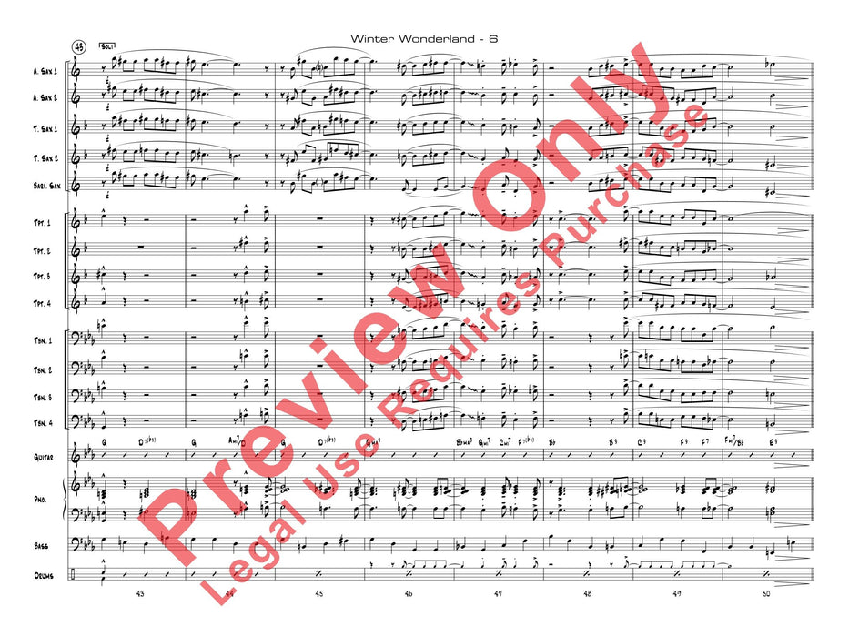 Winter Wonderland 總譜 | 小雅音樂 Hsiaoya Music