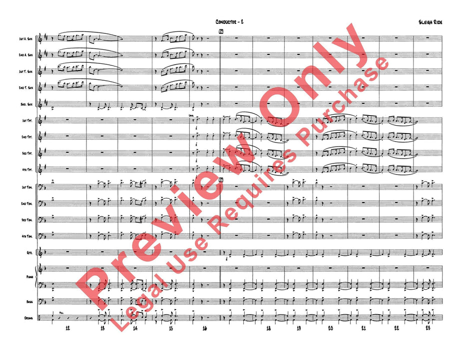 Sleigh Ride 總譜 | 小雅音樂 Hsiaoya Music