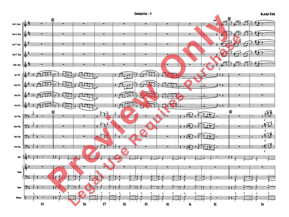 Sleigh Ride 總譜 | 小雅音樂 Hsiaoya Music