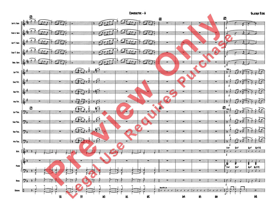 Sleigh Ride 總譜 | 小雅音樂 Hsiaoya Music