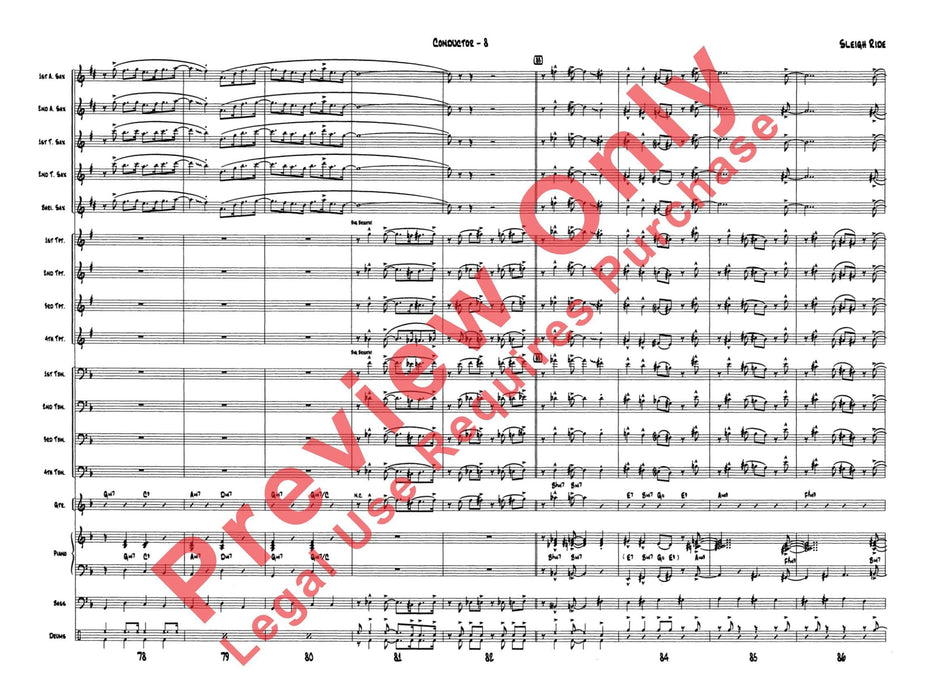 Sleigh Ride 總譜 | 小雅音樂 Hsiaoya Music