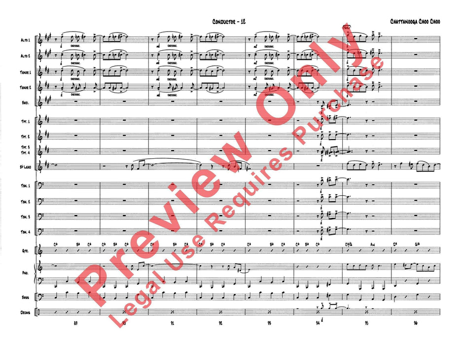 Chattanooga Choo Choo 總譜 | 小雅音樂 Hsiaoya Music