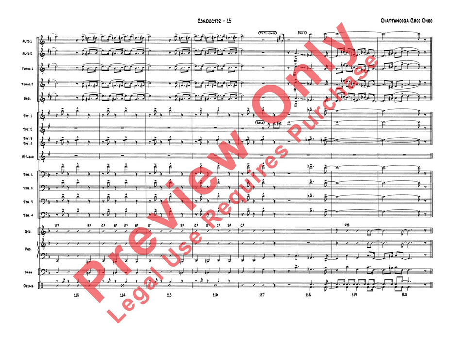 Chattanooga Choo Choo 總譜 | 小雅音樂 Hsiaoya Music