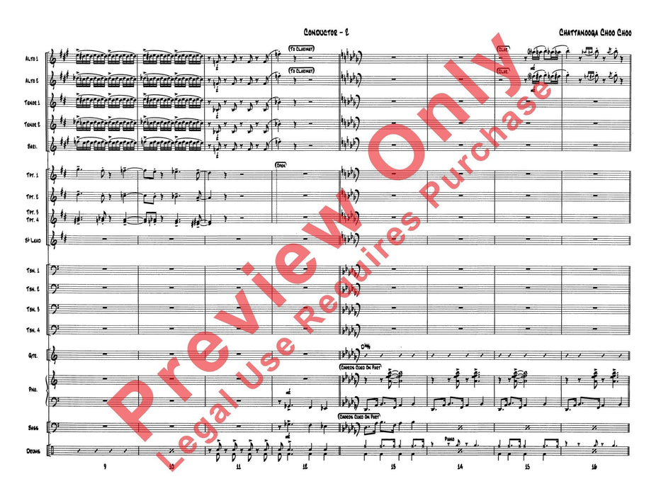 Chattanooga Choo Choo 總譜 | 小雅音樂 Hsiaoya Music