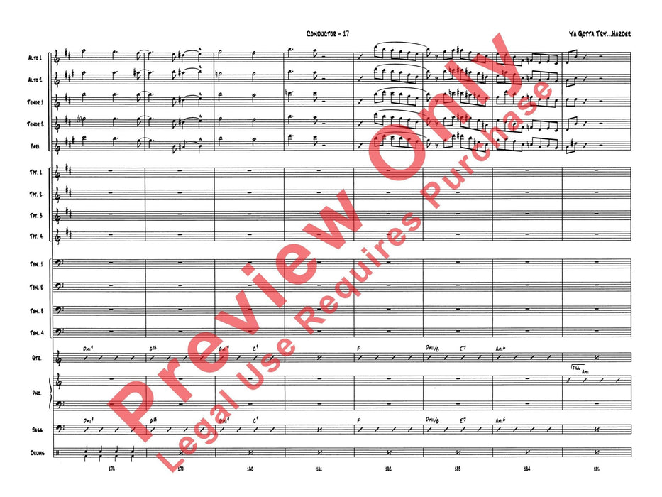 Ya Gotta Try . . . Harder 總譜 | 小雅音樂 Hsiaoya Music