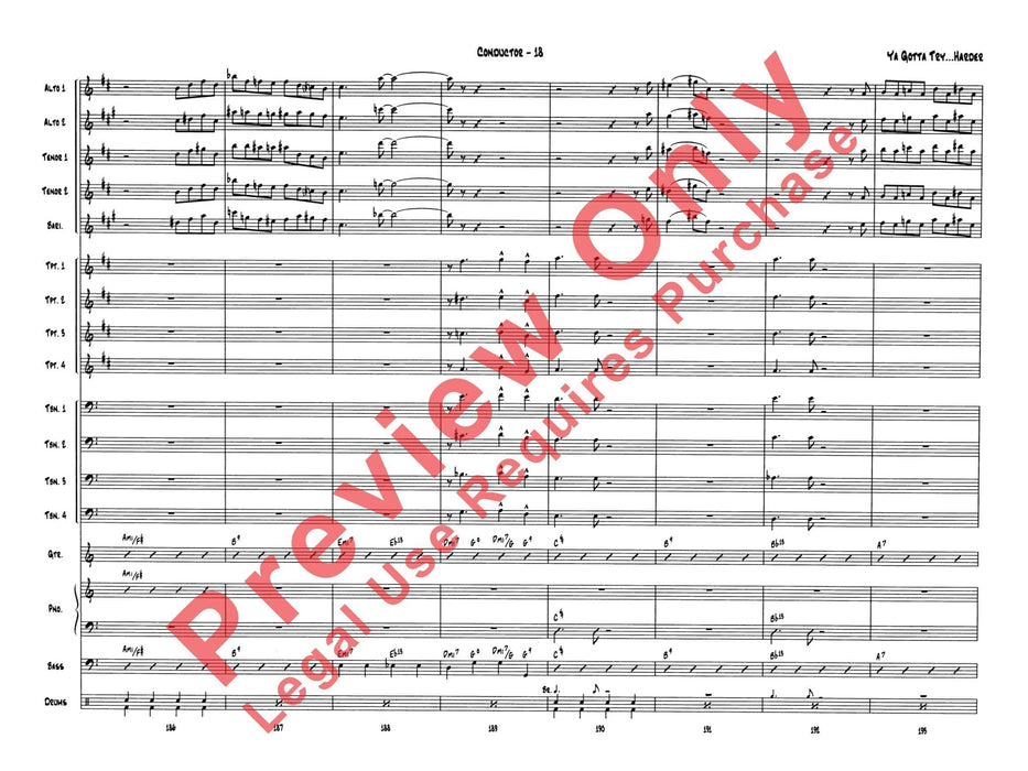 Ya Gotta Try . . . Harder 總譜 | 小雅音樂 Hsiaoya Music