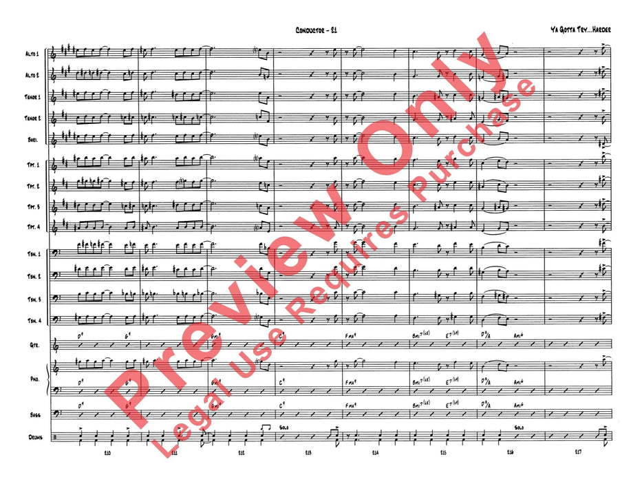 Ya Gotta Try . . . Harder 總譜 | 小雅音樂 Hsiaoya Music