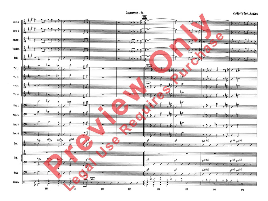 Ya Gotta Try . . . Harder 總譜 | 小雅音樂 Hsiaoya Music