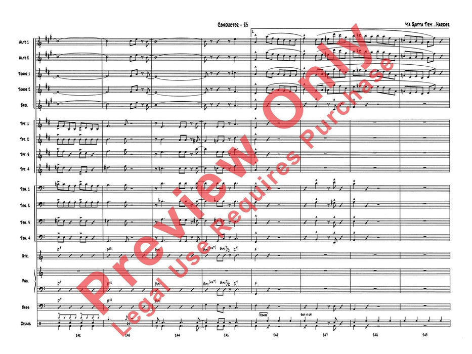 Ya Gotta Try . . . Harder 總譜 | 小雅音樂 Hsiaoya Music