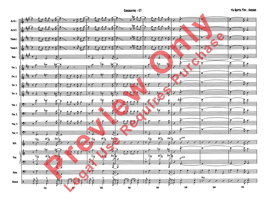 Ya Gotta Try . . . Harder 總譜 | 小雅音樂 Hsiaoya Music