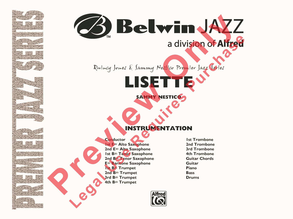 Lisette 總譜 | 小雅音樂 Hsiaoya Music