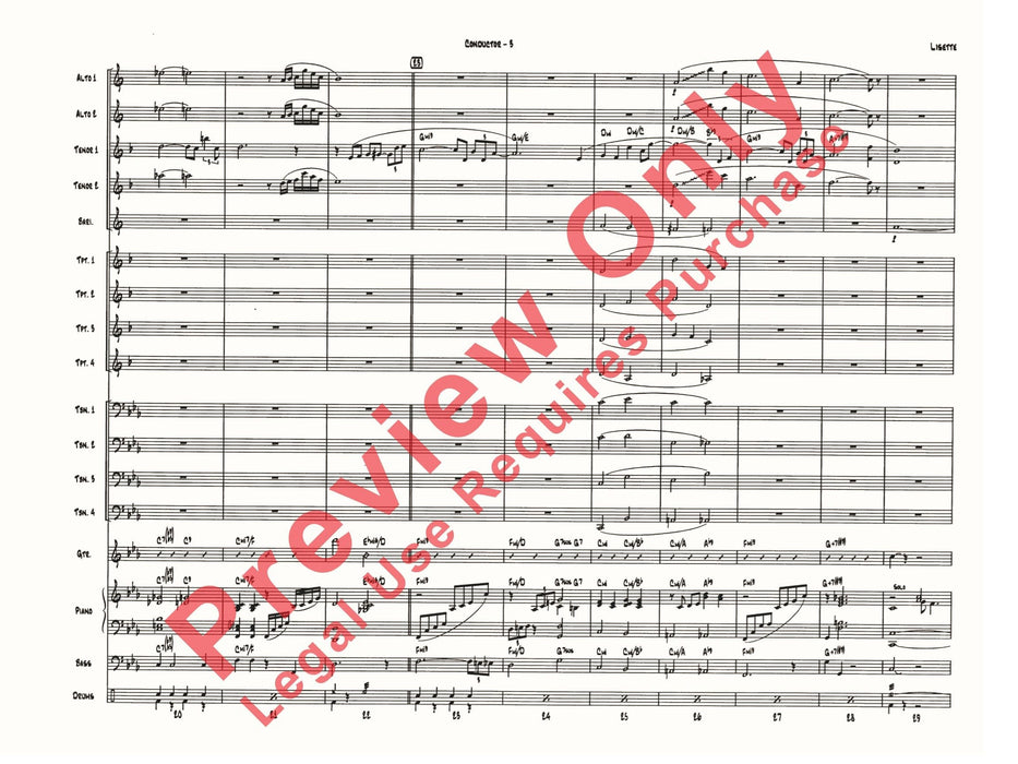 Lisette 總譜 | 小雅音樂 Hsiaoya Music