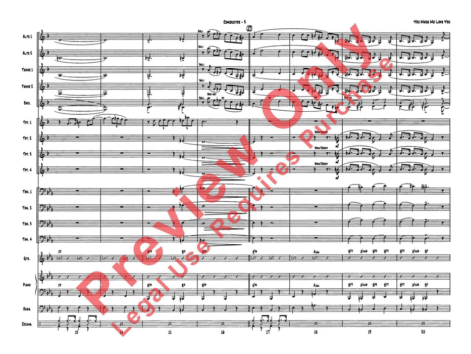 You Made Me Love You (I Didn't Want to Do It) 總譜 | 小雅音樂 Hsiaoya Music