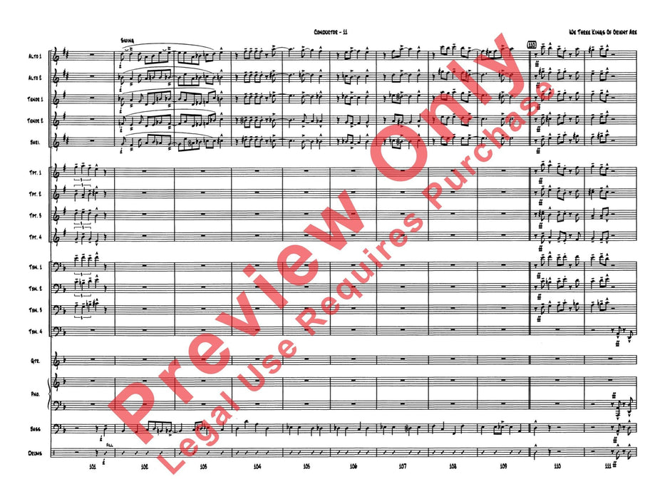 We Three Kings of Orient Are 總譜 | 小雅音樂 Hsiaoya Music