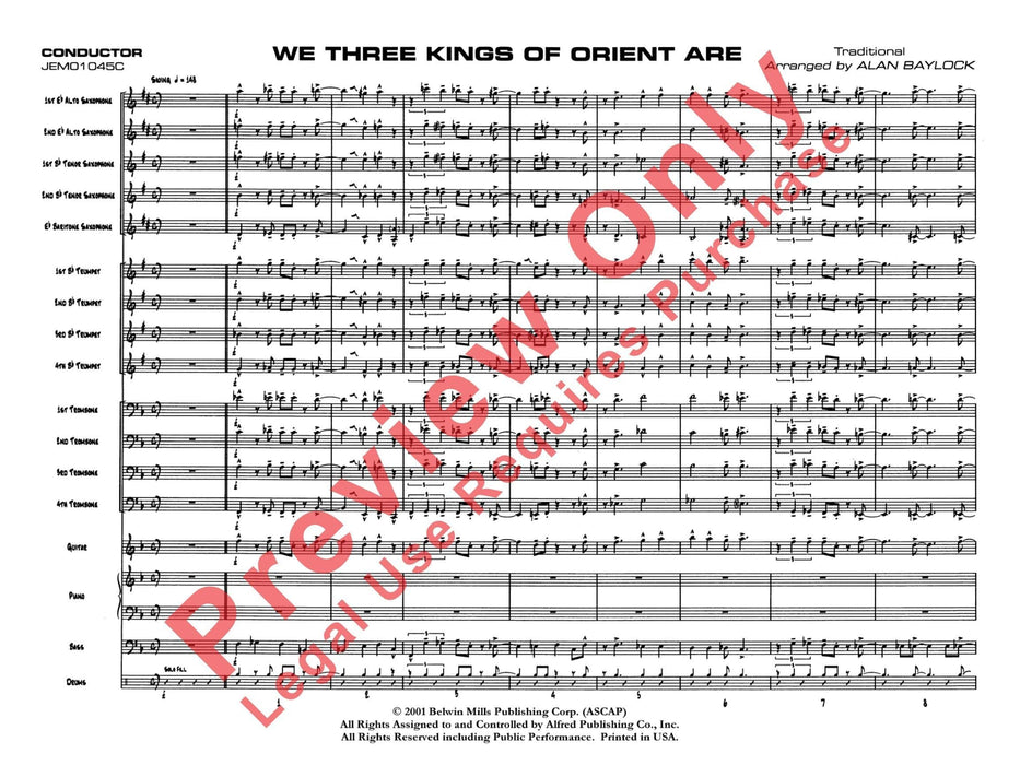 We Three Kings of Orient Are 總譜 | 小雅音樂 Hsiaoya Music