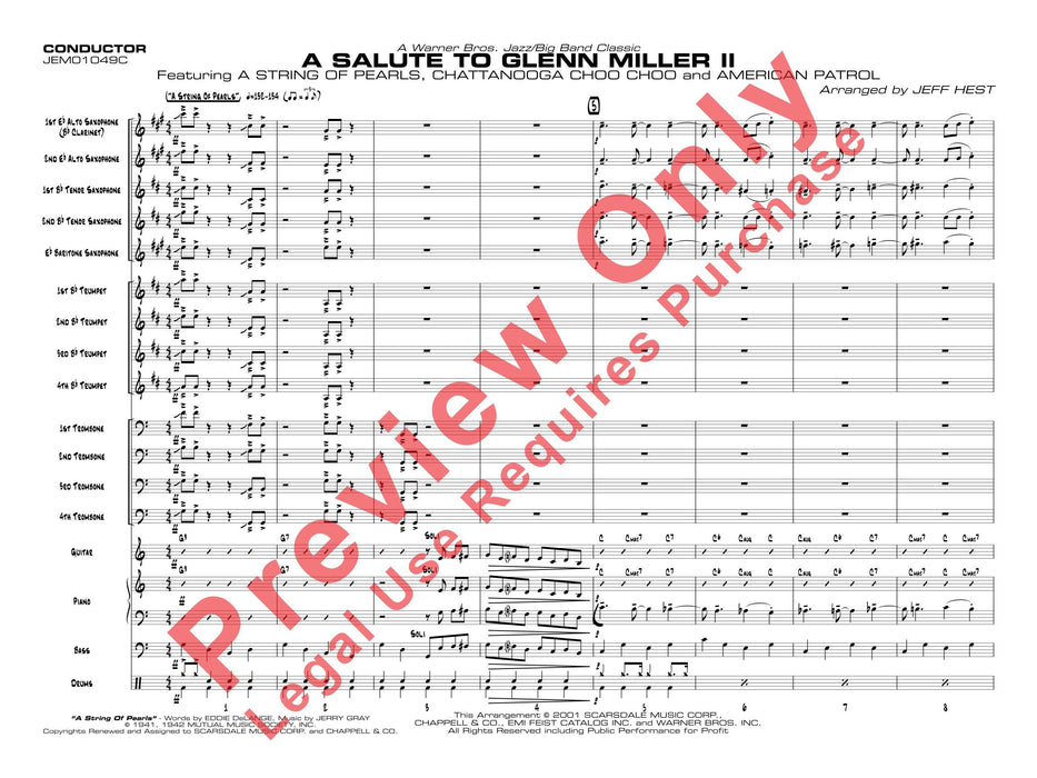 A Salute to Glenn Miller II Featuring: A String of Pearls / Chattanooga Choo Choo / American Patrol 弦樂 | 小雅音樂 Hsiaoya Music