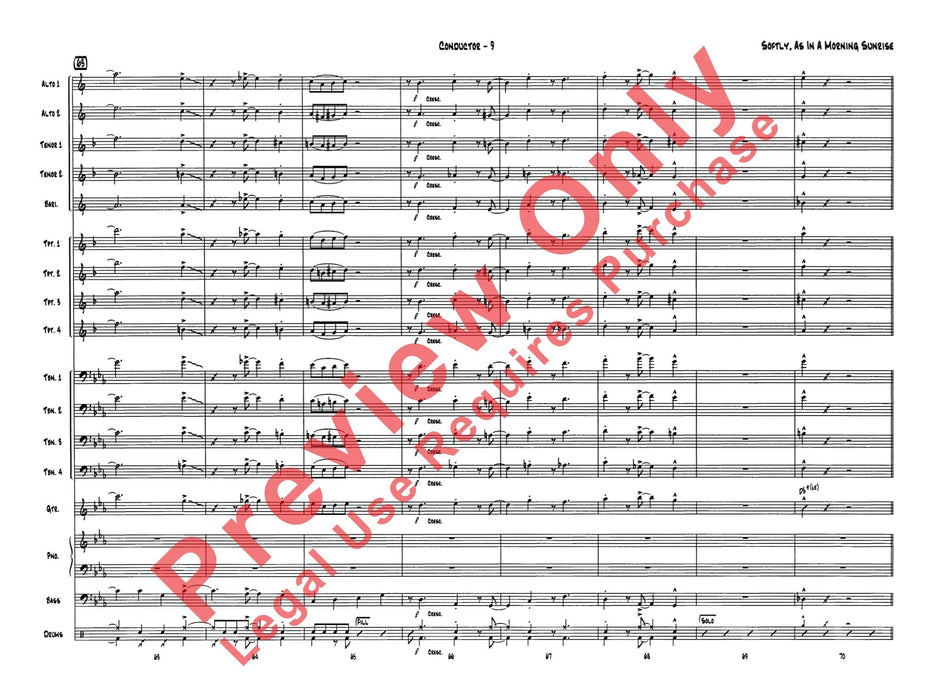 Softly, As in a Morning Sunrise 總譜 | 小雅音樂 Hsiaoya Music