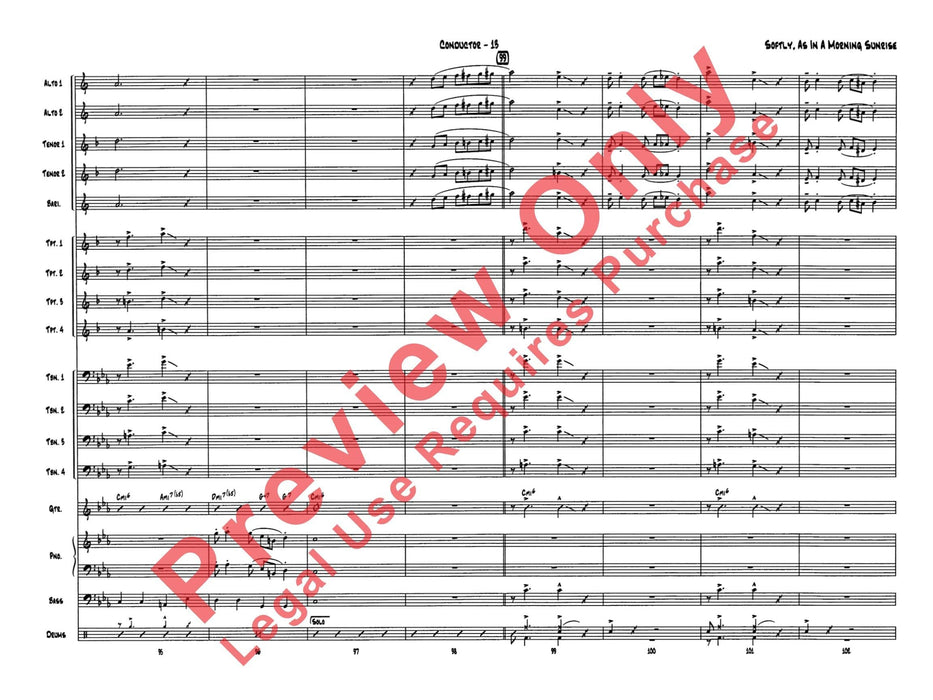 Softly, As in a Morning Sunrise 總譜 | 小雅音樂 Hsiaoya Music