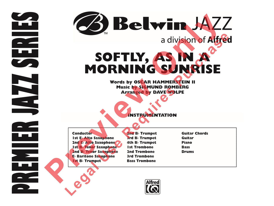 Softly, As in a Morning Sunrise 總譜 | 小雅音樂 Hsiaoya Music