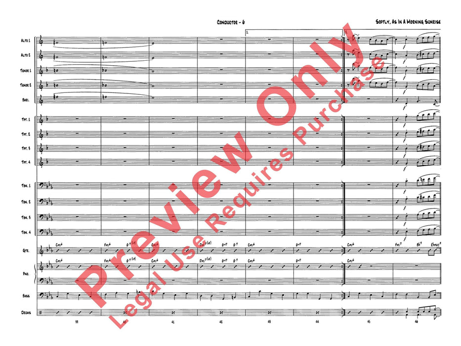 Softly, As in a Morning Sunrise 總譜 | 小雅音樂 Hsiaoya Music