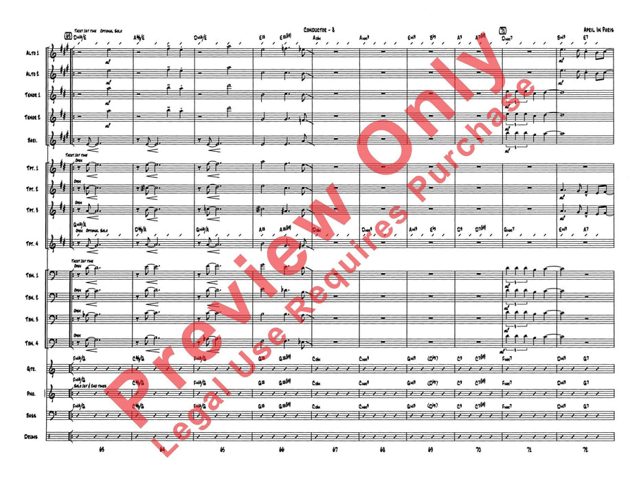 April in Paris 總譜 | 小雅音樂 Hsiaoya Music