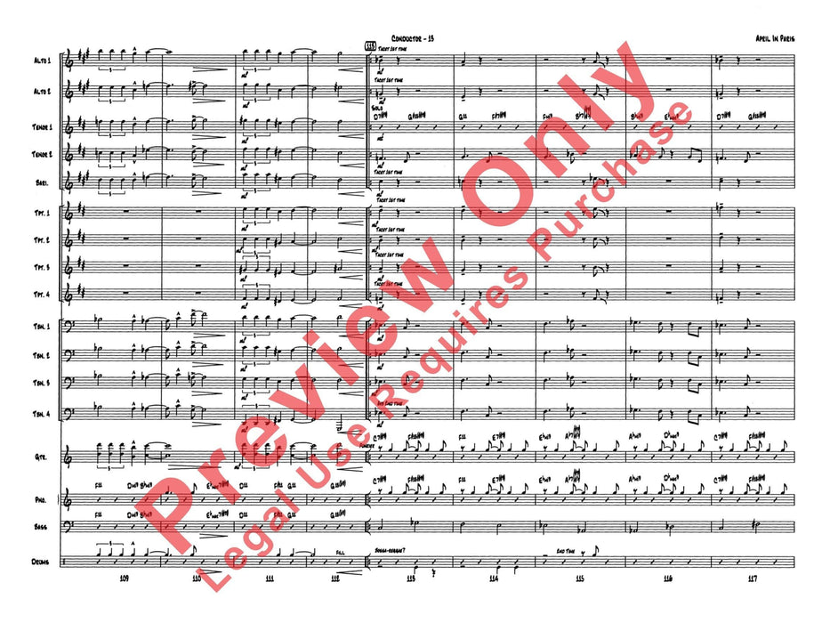 April in Paris 總譜 | 小雅音樂 Hsiaoya Music