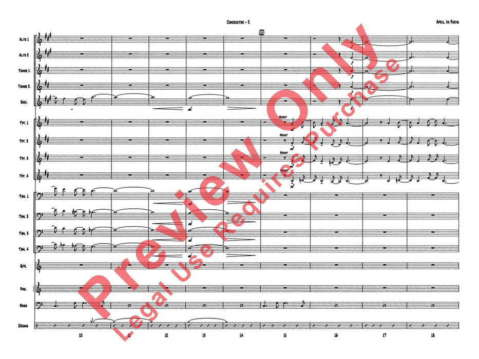 April in Paris 總譜 | 小雅音樂 Hsiaoya Music