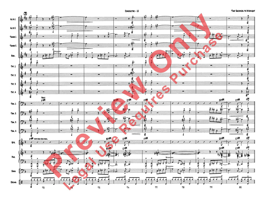 Two Seconds to Midnight 總譜 | 小雅音樂 Hsiaoya Music