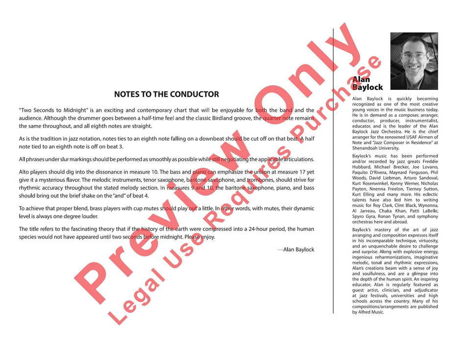 Two Seconds to Midnight 總譜 | 小雅音樂 Hsiaoya Music