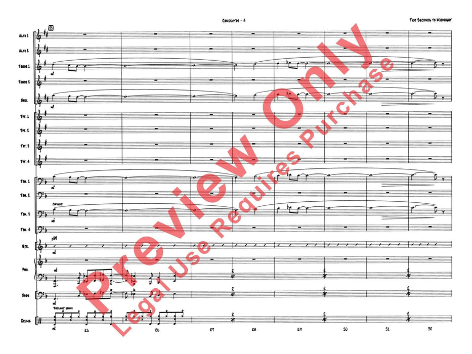 Two Seconds to Midnight 總譜 | 小雅音樂 Hsiaoya Music