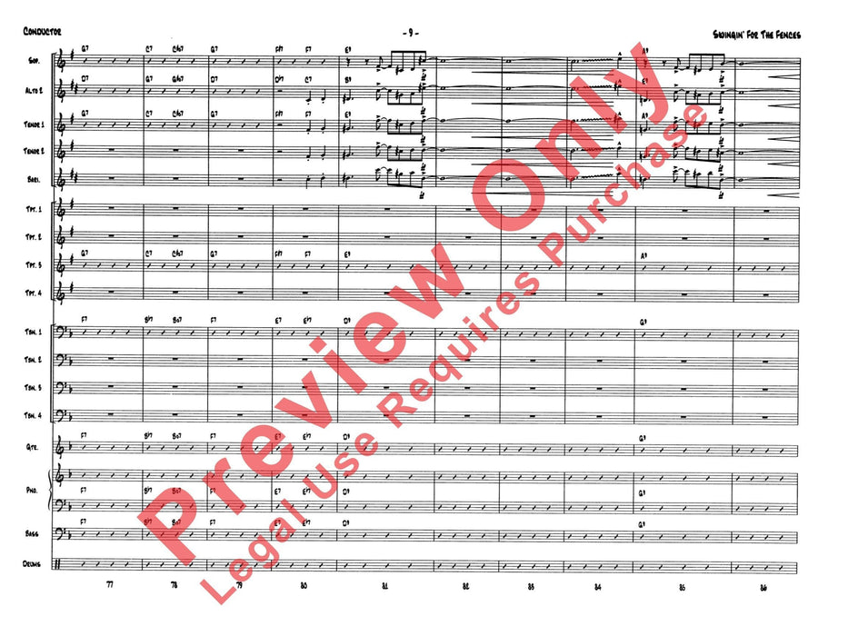 Swingin' for the Fences 總譜 | 小雅音樂 Hsiaoya Music