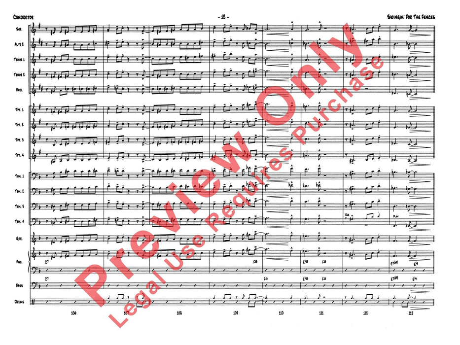 Swingin' for the Fences 總譜 | 小雅音樂 Hsiaoya Music