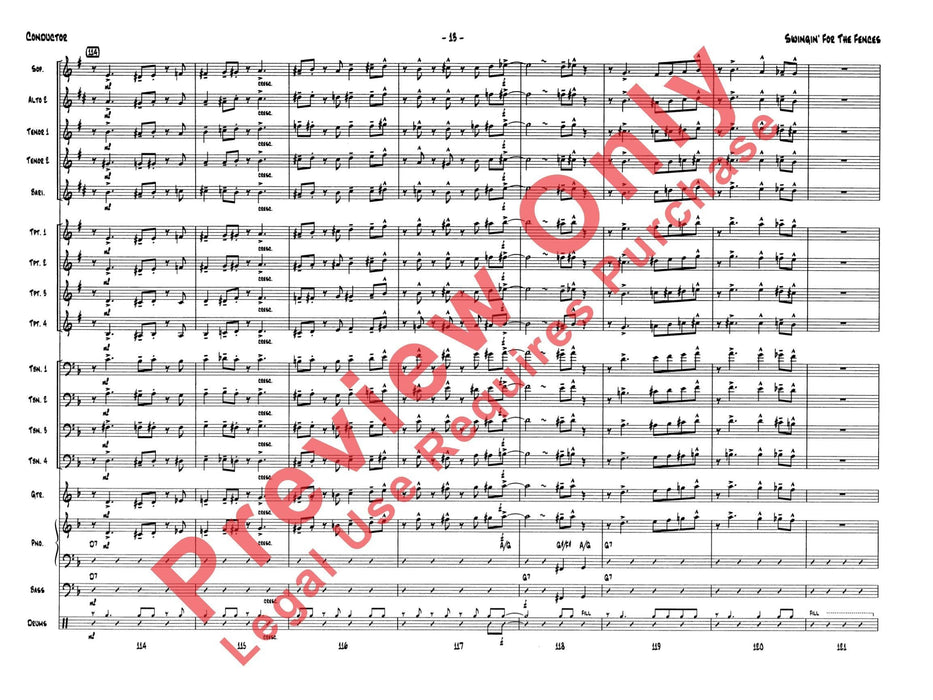 Swingin' for the Fences 總譜 | 小雅音樂 Hsiaoya Music